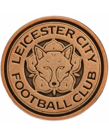 Leicester City FC Antique Gold Crest Badge-177346