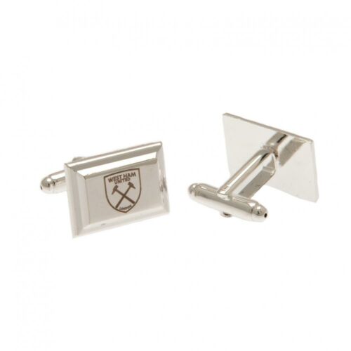 West Ham United FC Silver Plated Cufflinks-122737