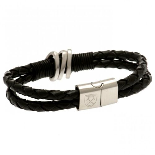 West Ham United FC Leather Bracelet-123033