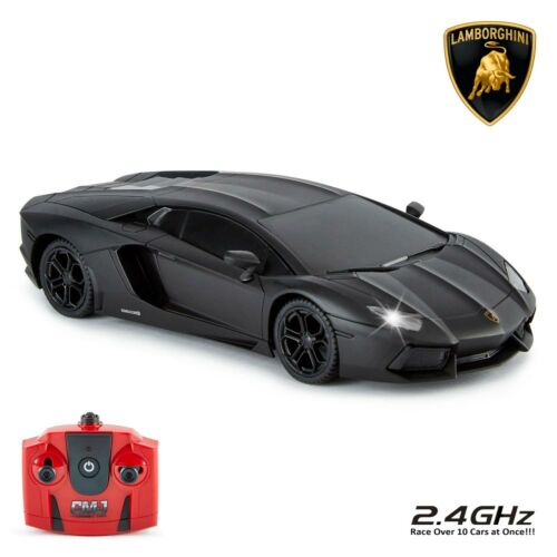 Lamborghini Aventador Radio Controlled Car 1:24 Scale Black-166007