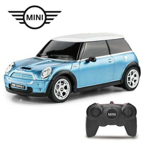 Mini Cooper S Radio Controlled Car 1:24 Scale Blue-188388