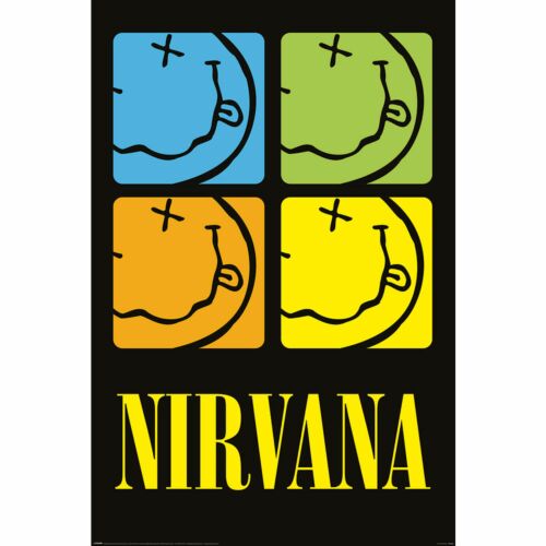 Nirvana Poster Smiley Squares 260-TM-00689