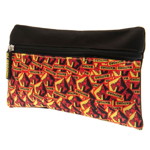 Watford FC Multi Crest Pencil Case-TM-00790