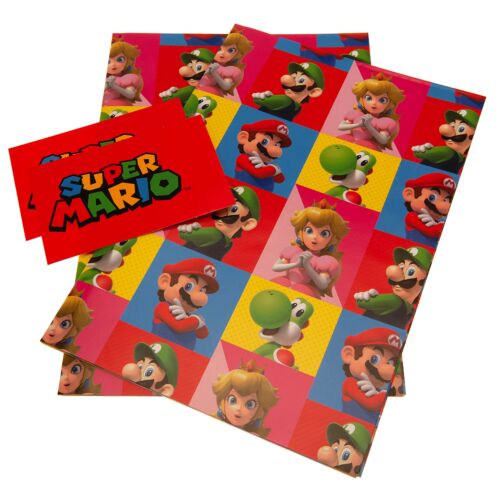 Super Mario Gift Wrap-TM-03476