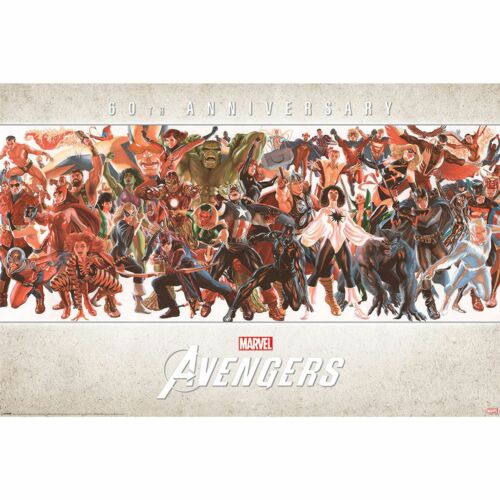 Avengers Poster 60th Anniversary 259-TM-03719