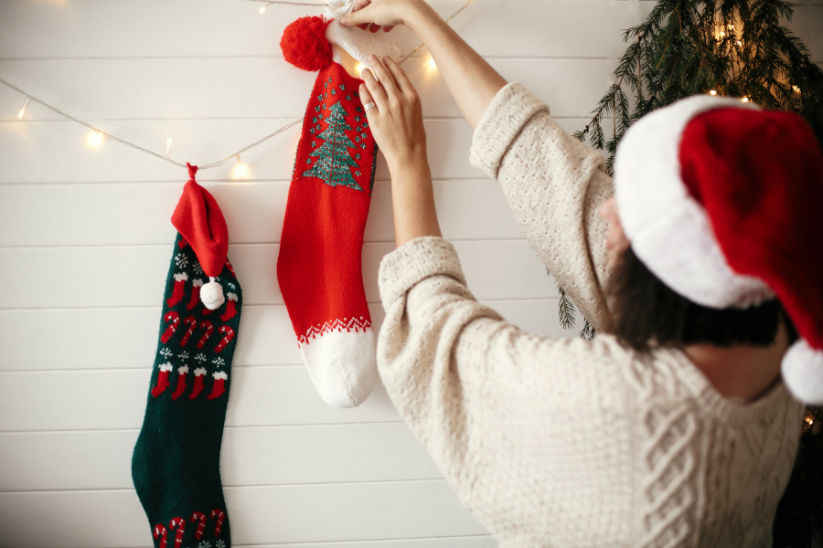 Christmas Hats & Stockings